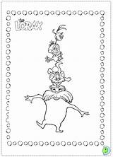 Coloring Lorax Dinokids Pages Close sketch template