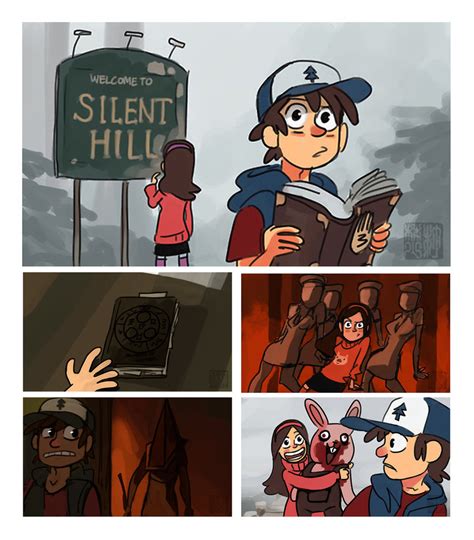 silent hill gravity falls tv shows games