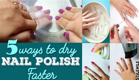 dry nail polish fast stylewile