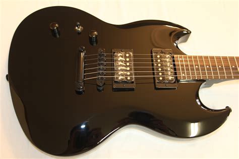 esp  viper  black left hand sampleprototype electric guitar  stringcom