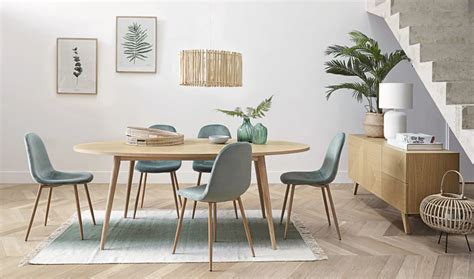 table  manger ovale  personnes  origami maisons du monde   oval table dining