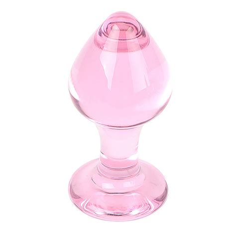 crystal glass dildo anal plug for women g spot vagina anal butt