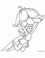 Coloring Pages Disney Rosetta Fairy Fairies Disneyclips Terence Printable Tinker Bell Periwinkle Silvermist Iridessa Sketch Parachute Template Funstuff sketch template