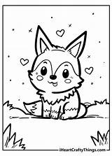 Coloring Foxes Iheartcraftythings Fantastic sketch template
