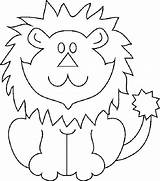 Coloring Lion Head Pages Lions Printable Popular sketch template
