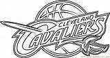 Cleveland Coloring Cavaliers Nba Pages Sports Coloringpages101 Printable Color Kids Print Template sketch template