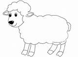 Mewarnai Domba Hewan Lambs Clipartmag Templet Parable Cair Kreativitasnya Alat Mengasah Bagus sketch template