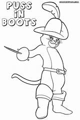 Puss Boots Coloring Pages Print Colorings sketch template