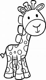 Worksheets Wecoloringpage Tracing Giraffa Colorare Abrir sketch template