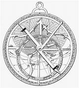 Astrolabe Reloj 15th Tatoo Visitantes sketch template