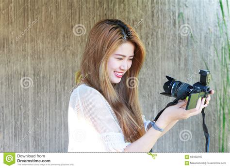 beautiful asian teenage girl enjoying selfie stock image image of happy japanese 68462245