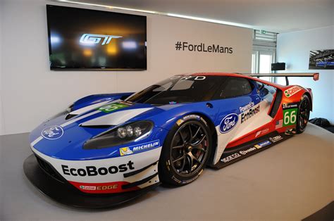 ford gt race car  compete  le mans  year
