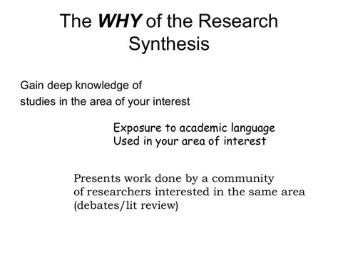 research synthesis   lv