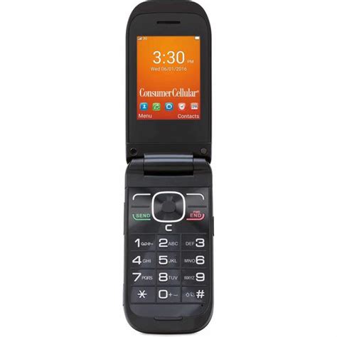 Consumer Cellular Cc101 Blk 101 Cell Phone Black Sears Hometown Stores