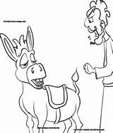 Donkey Balaam Balak Mouth Parshah Jewish Beating Asking sketch template