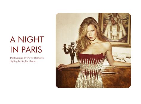 anna ewers by pierre dal corso in a night in paris for