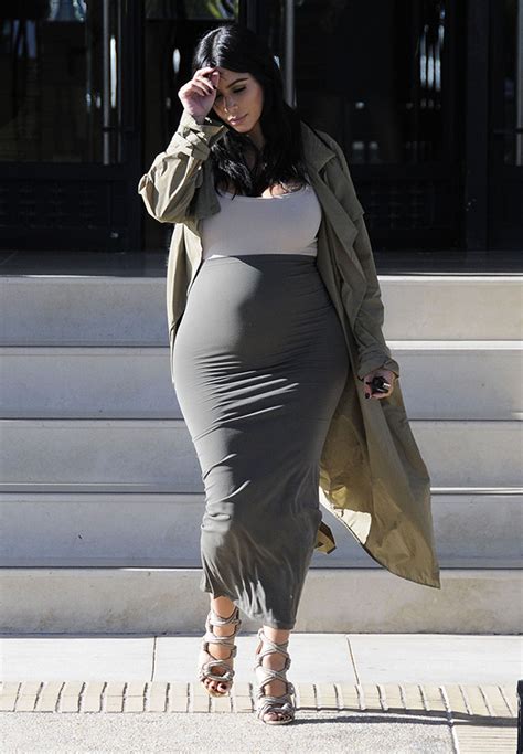 kim kardashian s sexy outfits struggling to find hot clothes while pregnant hollywood life