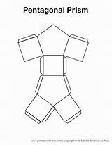 3d Shapes Kids Prism Cutouts Shape Template Templates Google Pentagonal Printable Geometric Search Paper Pattern Cut Pentagon Cube Diy Choose sketch template