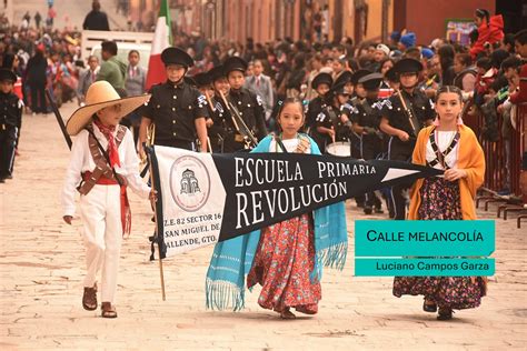 el desfile de la revolucion mexicana todos  la calle ruta familiar