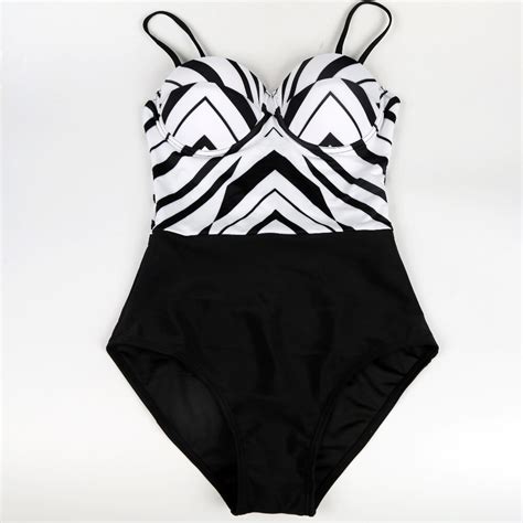 one piece swimsuit high waist striped swimwear women sexy bathing suits