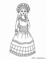 Inca Coloriage Princesse Hellokids Imprimer Colorir Indienne Prinzessin Inka Coloriages Princesas Ligne Princesses Desenhos Bukaninfo Línea sketch template