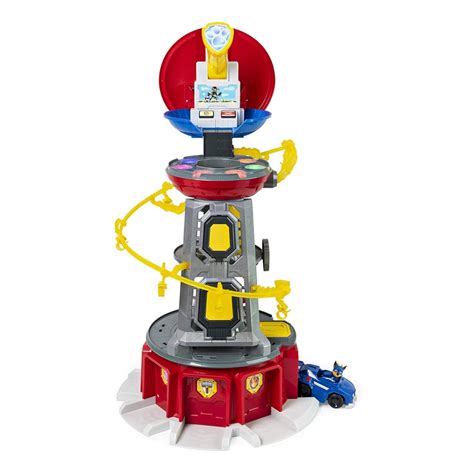 paw patrol super mighty pups lookout tower top toys  target