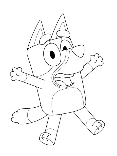 printable bluey coloring pages customize  print