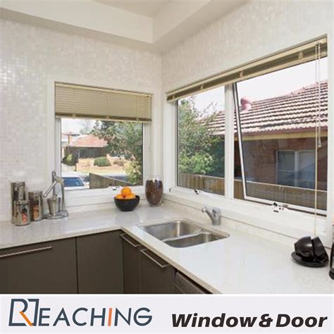 aluminium kitchen awning windows  hollow double glass  individual house  china
