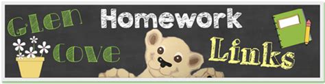 Encore Pages Homework Links For K 5