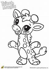 Coloring Pages Magic Touch Color Add Just Printable Template Animals Baby Print sketch template