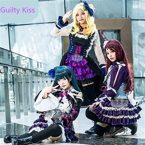 Lovelive Gk Cosplay Mari Riko Youshiko Cosplay Costume Guilty Kiss Set