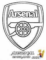Football Coloring Colouring Pages Soccer Printable Arsenal Teams Boys Kids Logo Print Cool Manchester Team Fifa Sheets Yescoloring English Sheet sketch template
