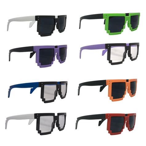 8 Bit Pixel Retro Pixelated Sunglasses Glasses Geek Nerd