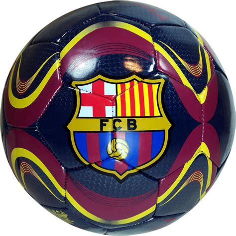 amazoncom fc barcelona authentic official licensed soccer ball size    sports outdoors