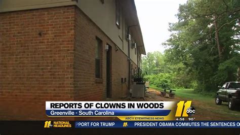 third clown sighting in piedmont triad this time in guilford county