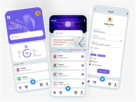 Password Manager Mobile App Ui Design Uplabs