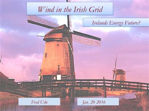 a narrative about wind in the irish grid talk given for the suir