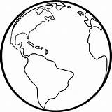 Globe Earth Coloring Wecoloringpage sketch template