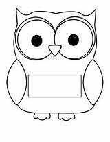 Owl Name Tags Tag Clipart Owls School Teacherspayteachers Coloring Kids Pages Print Color Writing Preschool Door Names Crafts Decoration Classroom sketch template