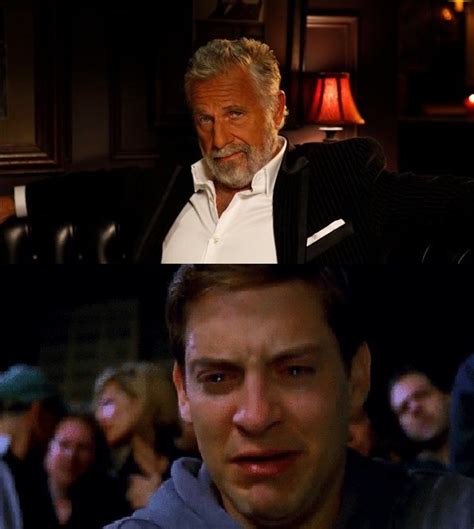 dos equis crying tobey blank template imgflip