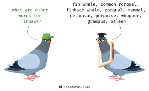 finback synonyms similar words  finback