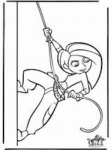 Kim Possible Coloring Pages Funnycoloring Comments Library Clipart Advertisement sketch template