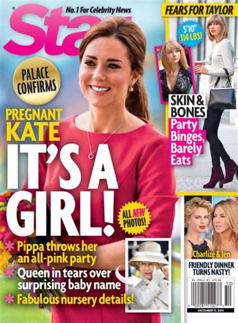 kate middletons pregnancy  told  histrionic tabloid covers