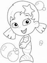 Coloring Oona Bubble Guppies Pages Bubbles Cartoons Ws Surrounded sketch template