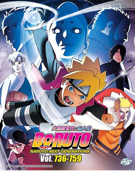 Dvd Boruto Naruto Shippuden Next Generations Box 26 V 736