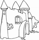 Designlooter Medieval Castle sketch template