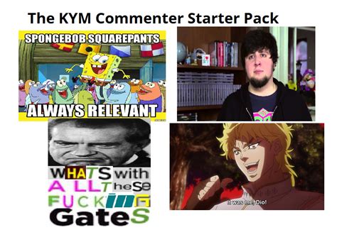 The Know Your Meme Commenter Starter Pack Knowyourmeme