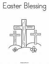 Coloring Easter Blessing Crosses Pages Noodle Print Twisty Cross Jesus Color Hill Three Printable Loves Ll Twistynoodle Favorites Login Add sketch template