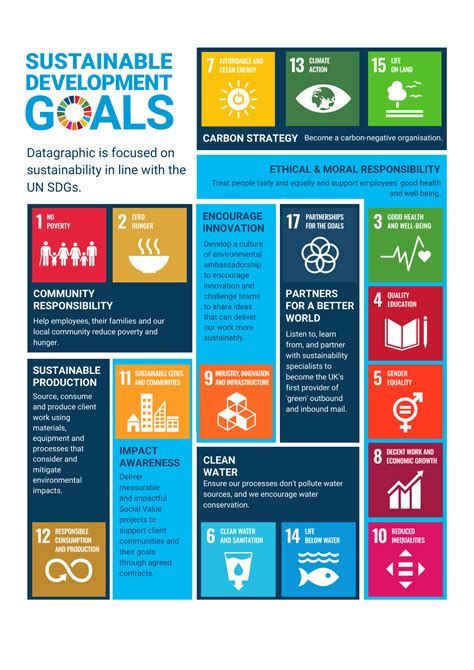 sustainable development goals sdgs action plan datagraphic