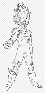 Vegeta Coloring Pages Majin Ssj Candy Cartoon Vhv Seekpng sketch template